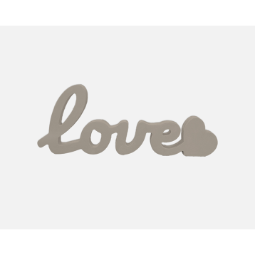 com-four® Espositore Decorativo in Legno - Scritta Love con Cuore e  Uccellino - Scritta Decorativa da appoggiare per la Primavera e L'Estate (1  Pezzo - Love - Bianco/Marrone) : : Casa e cucina